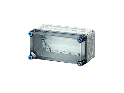 Hensel Mi kasse 150x300x170 mm - transparent låg