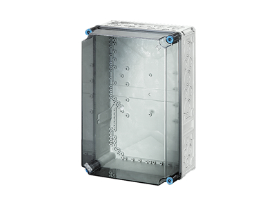 Hensel Mi kasse 450x300x214 mm - transparent låg