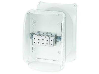 Forgreningsdåse 5x16-50 mm², Cu, 255x355x122 mm, IP66 - Grå