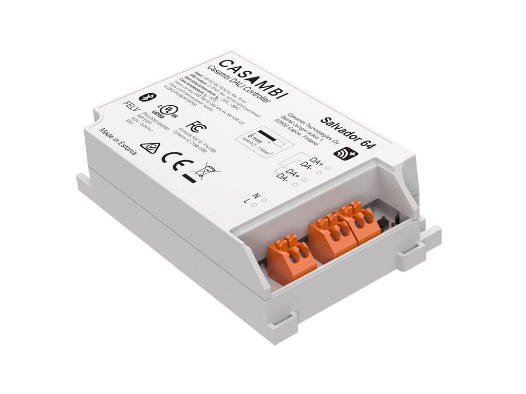Casambi Salvador 2016 DALI controller m/strømforsyning - 16 DALI adresser