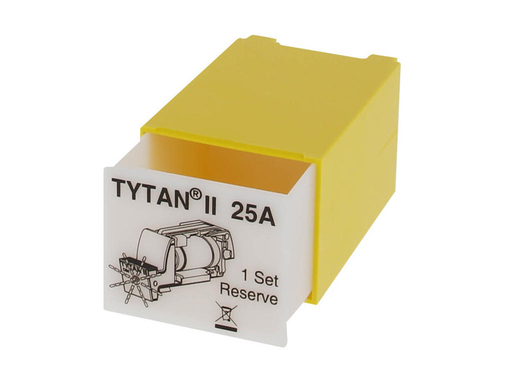 TYTAN® II D0 sikringsskuffer med blinkmelder 3 x 25A - Gul