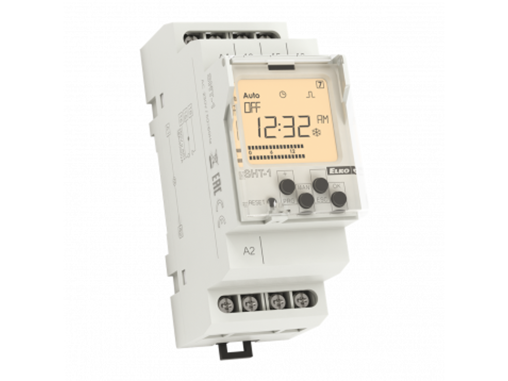 ELKO EP digitalt dags/ugeur 230V AC, 2 kanaler, 16A, IP20, 2M