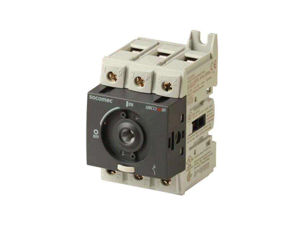 Socomec SIRCO M lastbryder 690VAC / 400VDC, 3P 80A