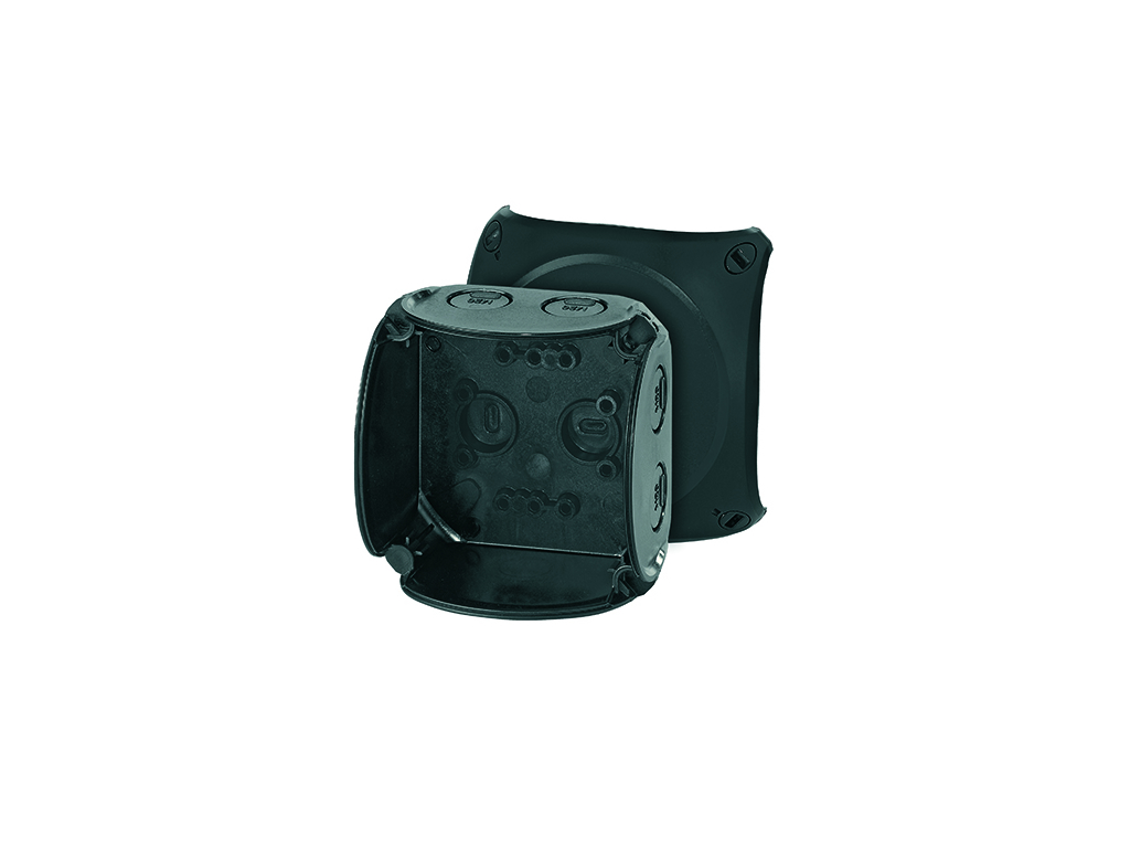 KVIK 93x93mm Sort M20 