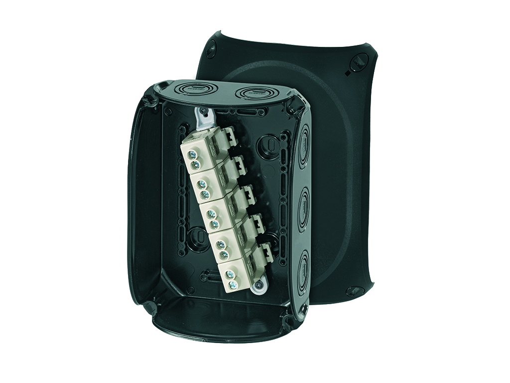 KVIK 180x130mm Sort M20-32 5x4-10mm² 