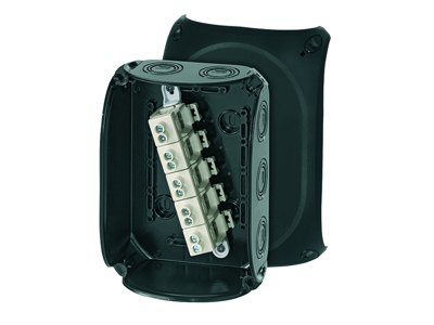 KVIK 180x130mm Sort M20-32 5x4-10mm² 