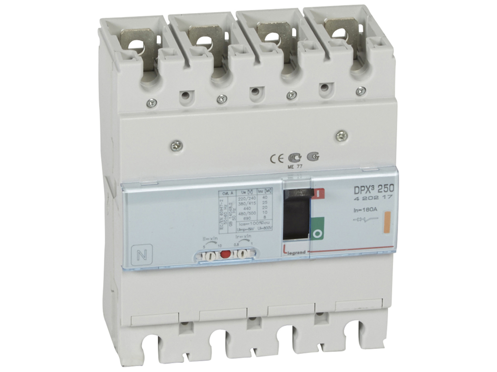 Legrand maksimalafbryder DPX³ 250, 160A 4P, 25kA