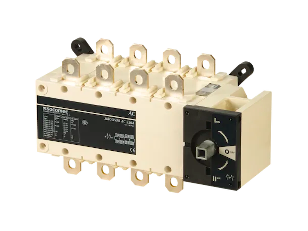 Socomec SIRCOVER manuel omskifter I-0-II, 4P 250A
