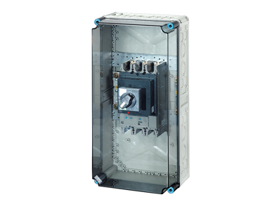 Mi kasse med maksimalafbryder 400A, 600x300x262 mm