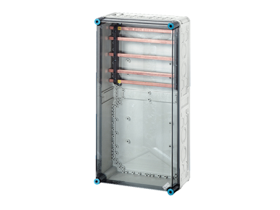 Hensel Mi kasse med skinnefelt 250A Cu 5-polet, 600x300x170 mm