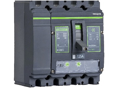 NOARK Maksimalafbryder DC TM 100A 4P4T EU Ex9MD1B – 25kA, Ir: 0,7-1 x In
