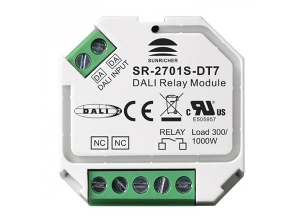DALI2 relæ ON/OFF