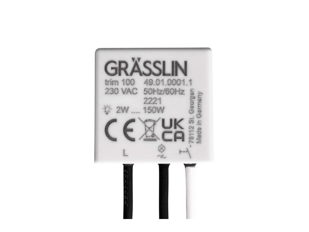 Grässlin Trim 100 universal lysdæmper, 230V AC, 150W