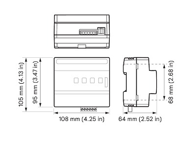 Dynalite DDRC420FR Relæcontroller