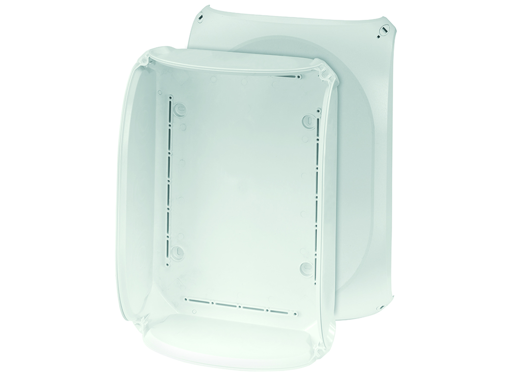 KVIK 355x255mm Grå Glat 