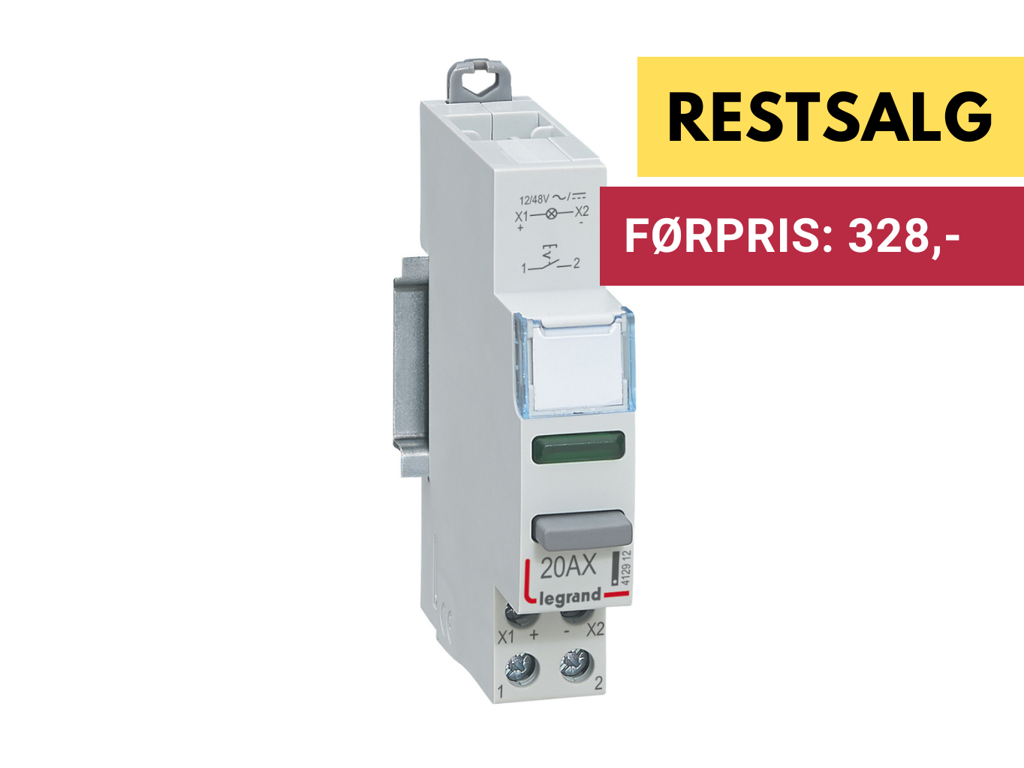 CX3 2 funktions kontrol tryk 1 NO 1M 110/400V AC/DC