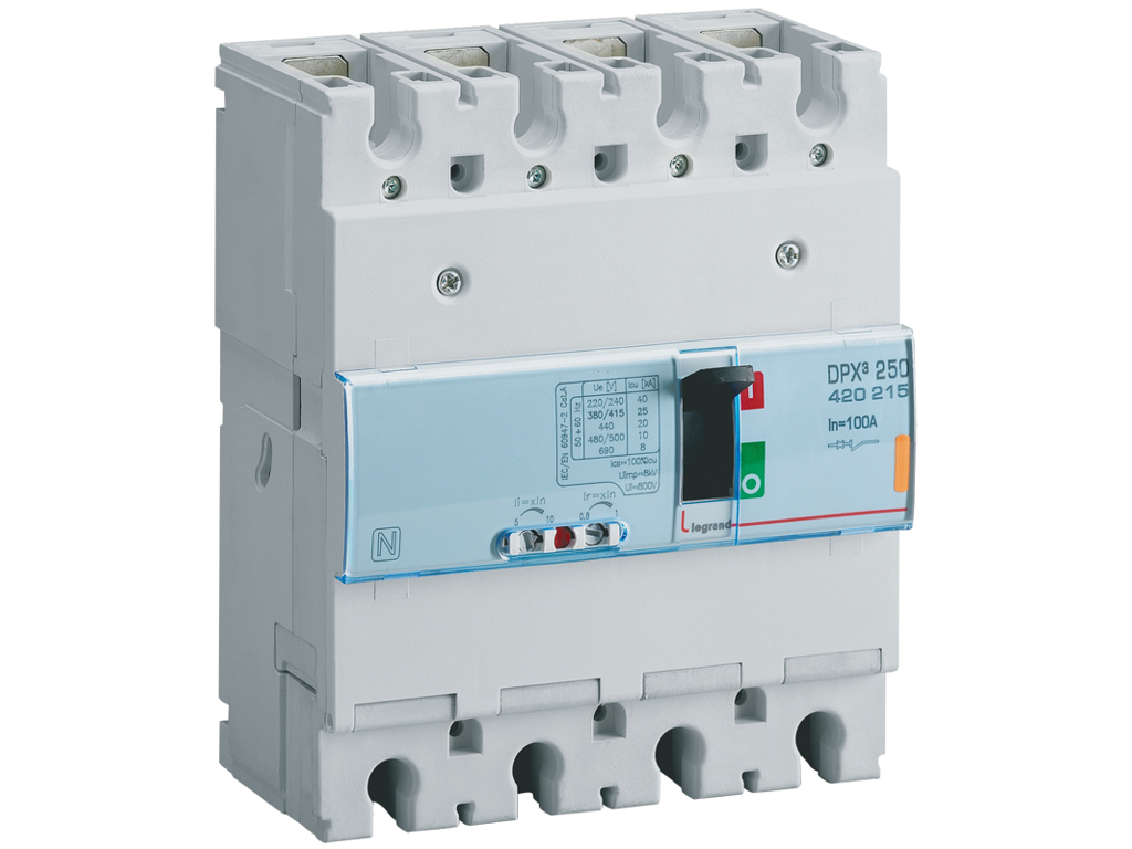 Legrand maksimalafbryder DPX³ 250, 100A 4P, 25kA