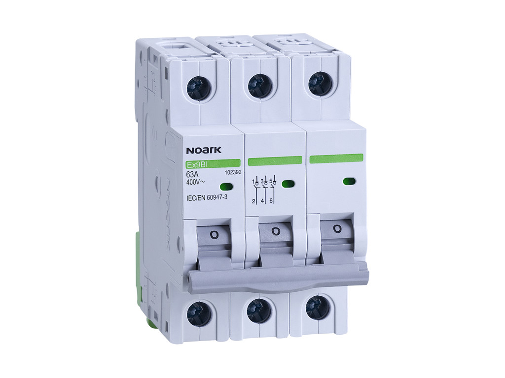 Noark lastafbryder 3P 25A 3M