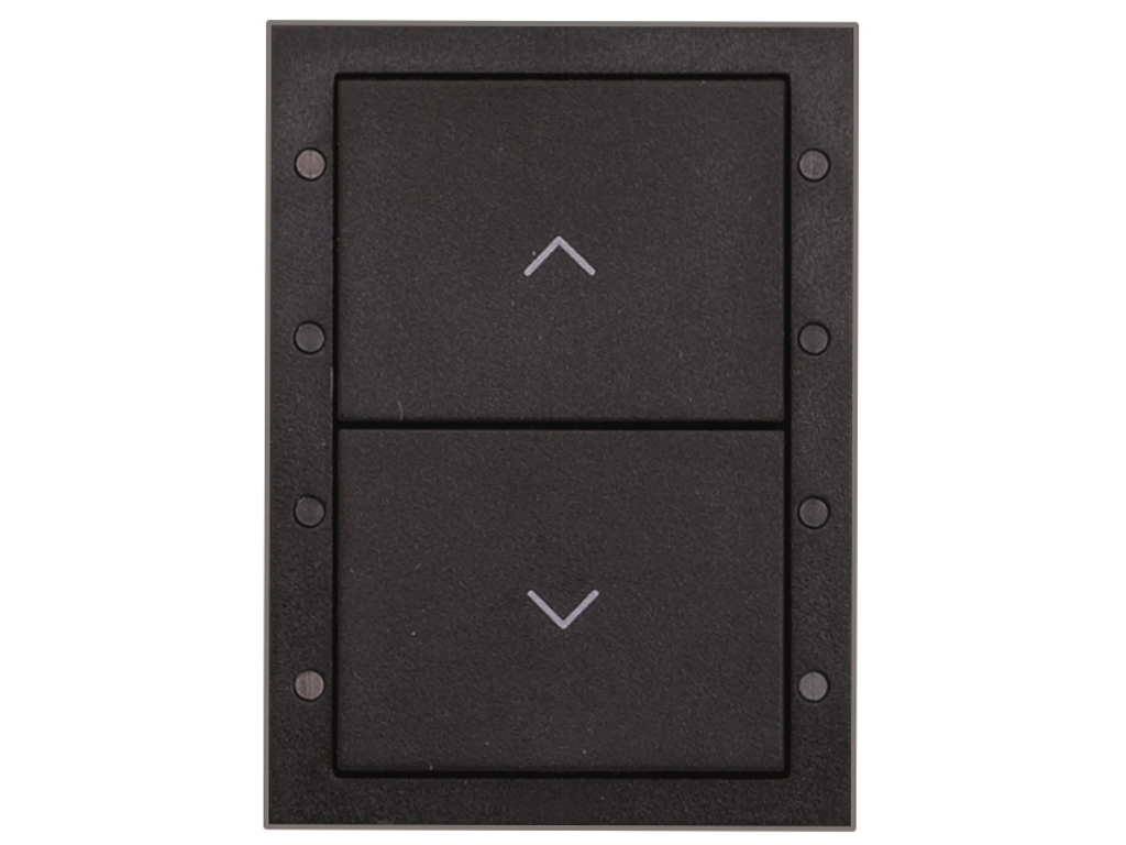 Helvar DALI-2 132BD2 panel med 2 tryk - Antracitgrå