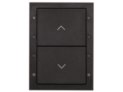 Helvar DALI 132B panel med 2 tryk - Antracitgrå