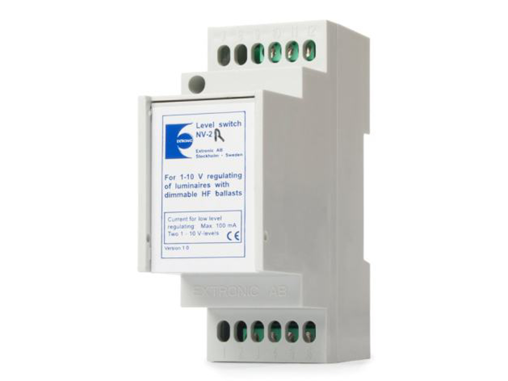 NV2R niveauvælger til 1-10V med relæ