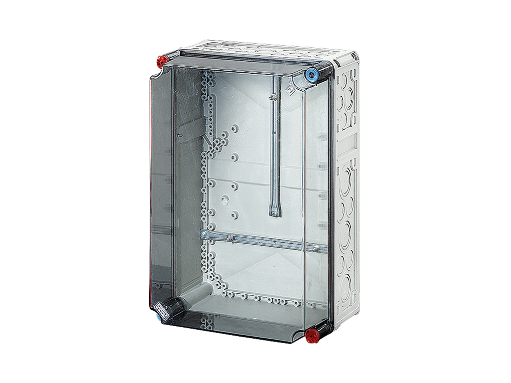 Mi kasse med beslag til 1 x kWh-måler, 450x300x214 mm