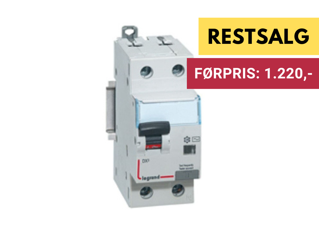 DX3 kombi B 6A 30mA 1P+N 6kA type A