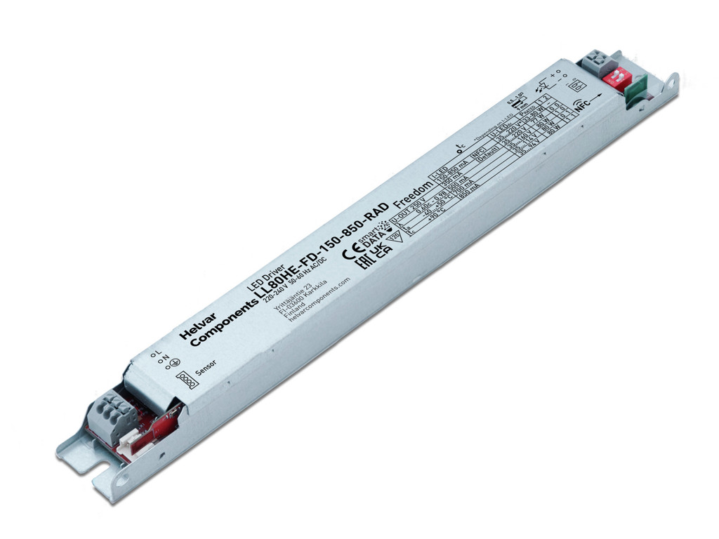 Helvar Freedom driver LL80HE-FD-150-850-RAD