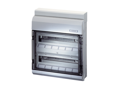 Hensel KV gruppetavle 36 moduler (2x18) med PE- og N klemme - IP54