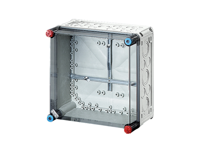 Mi kasse med beslag til 1 x kWh-måler, 300x300x170 mm