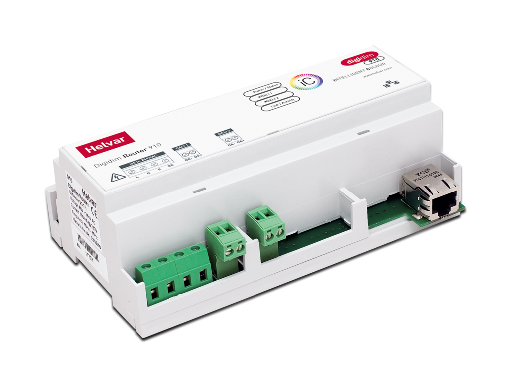 Helvar Digidim 910 Router (2 x DALI)