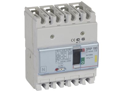 Legrand maksimalafbryder DPX³ 160, 100A 4P, 16kA