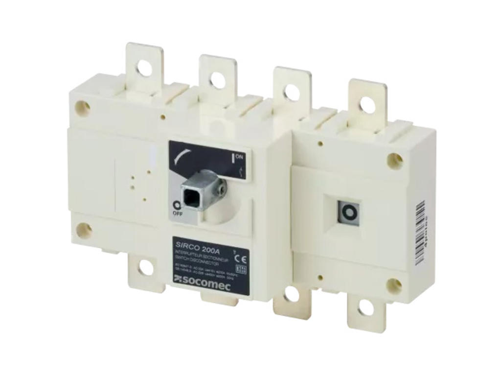 Socomec SIRCO lastbryder 415VAC / 500VDC, 4P 200A