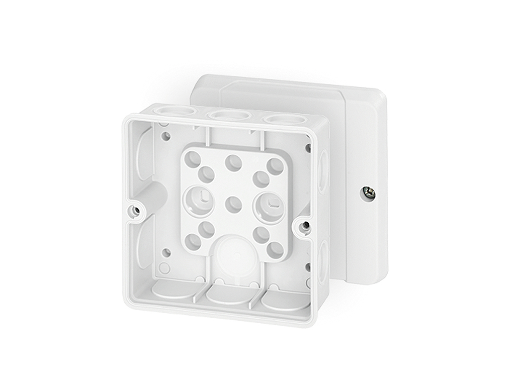 Membrandåse 98x98x55 mm - Hvid