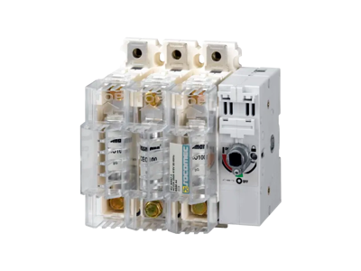 Socomec sikringsbryder NH1 sikringer, 3P 250A - Frontbetjening højre side