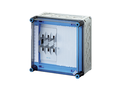 Mi kasse med 1xHRC00 sikringselement 160A 3P, ln=630A