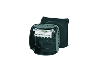 KVIK 93x93mm Sort M20 5x1,5-2,5mm² 