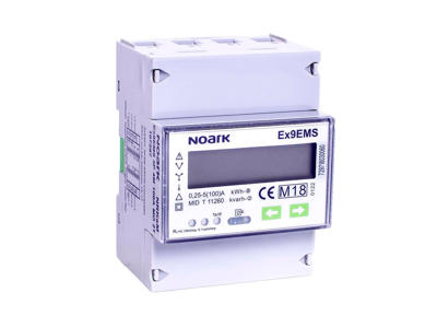 Noark kWh måler 3-faset, direkte måling 100A, MID - M-Bus