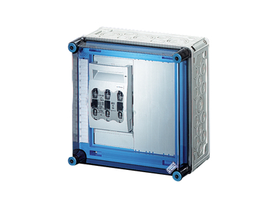 Mi kasse med 1xHRC00 sikringsafbryder 160A 3P, ln=630A