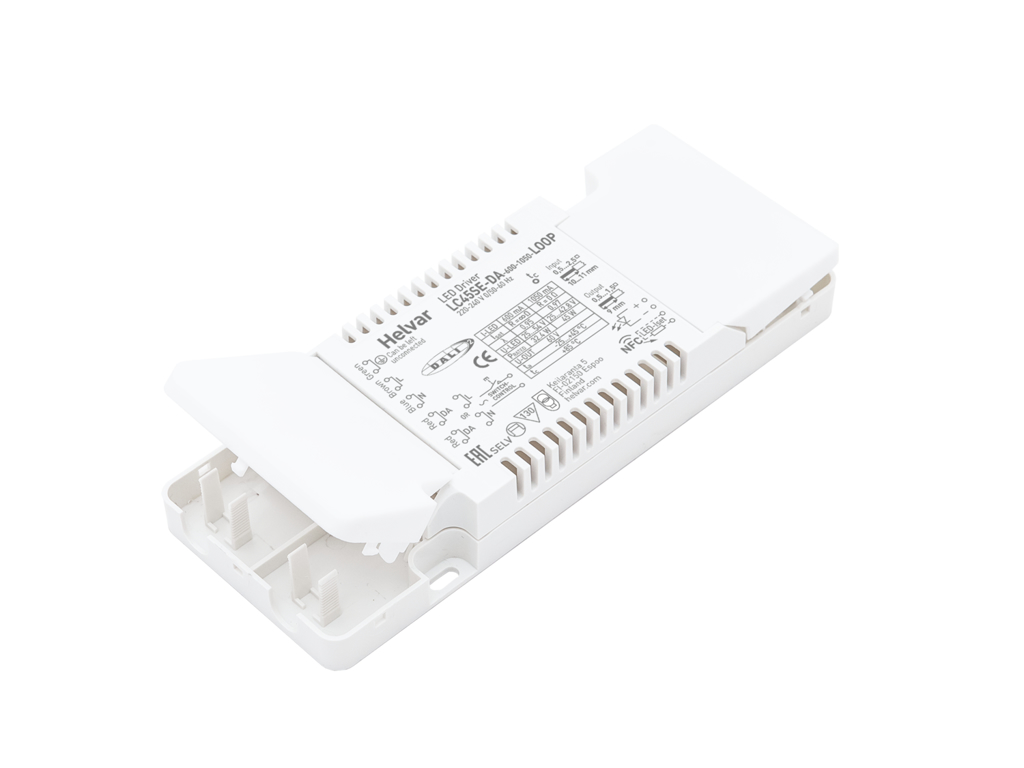 Helvar LED driver LC45SE-DA-600-1050-LOOP (DALI-2)
