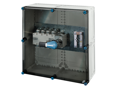 Mi kasse med omskifter 250A, 600x600x324 mm