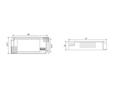 Helvar LED mini driver LC26MINI-DA-250-700 (DALI-2)