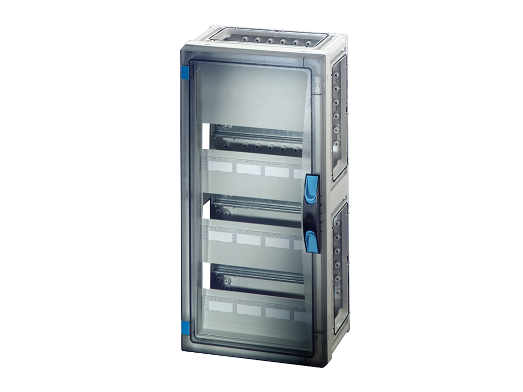 Hensel ENYSTAR kasse med DIN-skinne - 36 moduler (3x12)