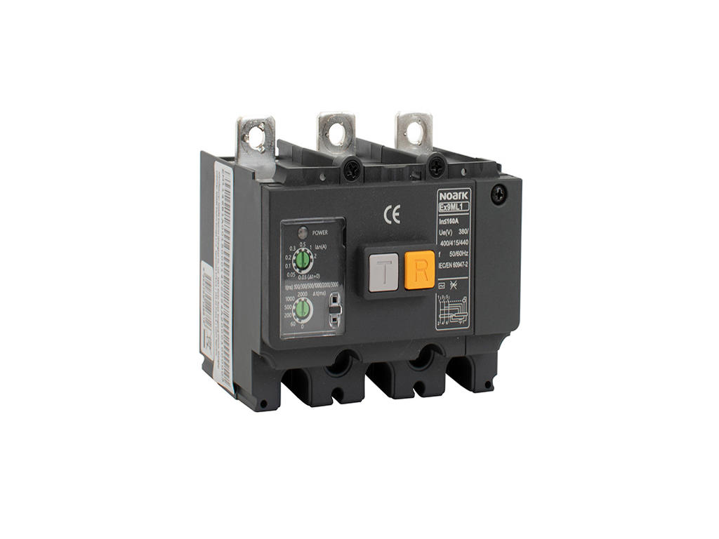 Noark fejlstrømsrelæ til M2 maksimalafbryder, 3P, A RCD1