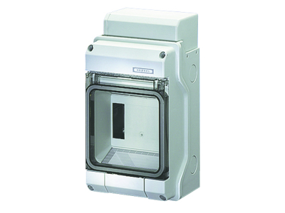 Hensel KV gruppetavle 4,5 moduler (1x4,5) med PE- og N klemme - IP54