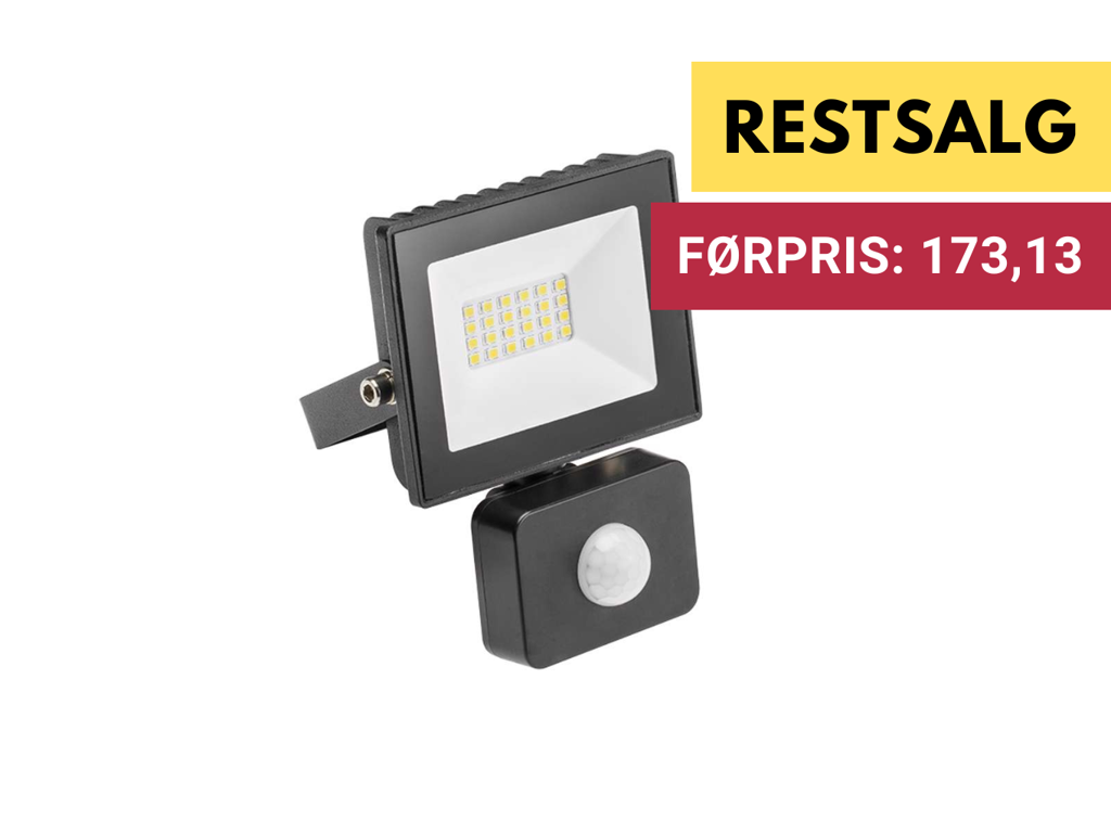 Floodlight 10W med PIR