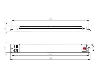 Helvar-leder LL80HE16-DA-80-550 (DALI-2)