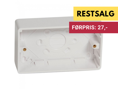 Synergy surface box 2gang