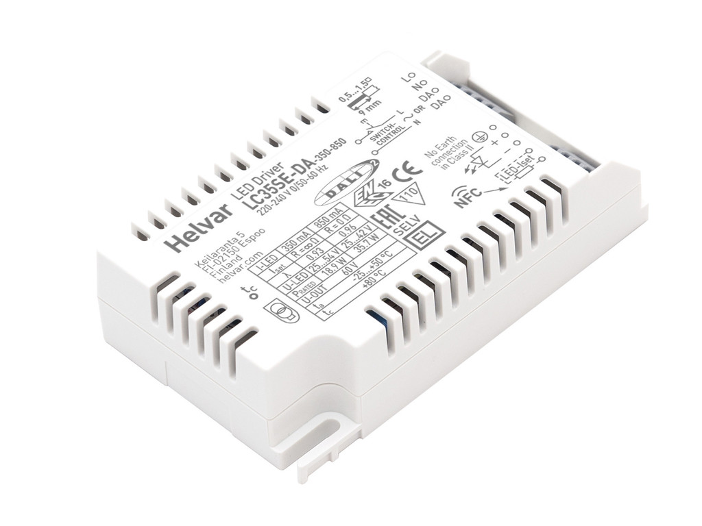 Helvar LED driver LC35SE-DA-350-850 (DALI-2)