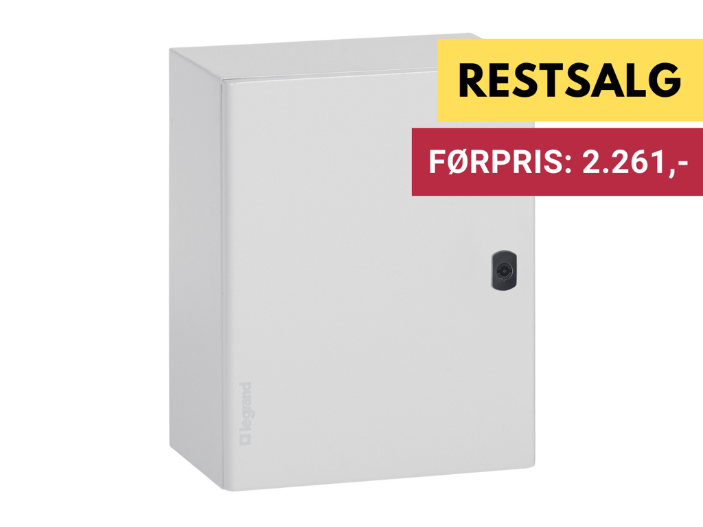 Legrand Atlantic stålskab (lodret) H: 600 x B: 500 x D: 200 IP66 - IK10